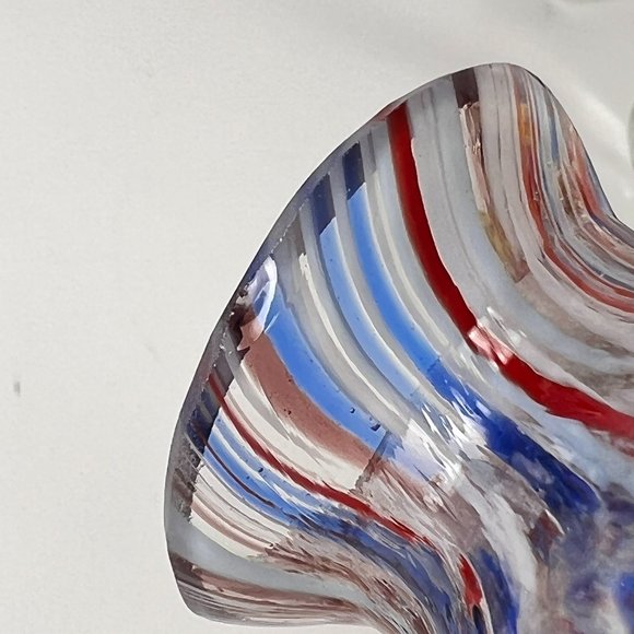 Perfume Vanity Bottle Multicolor Swirl End Of Day Glass Brown Clear Stopper - Picture 6 of 13